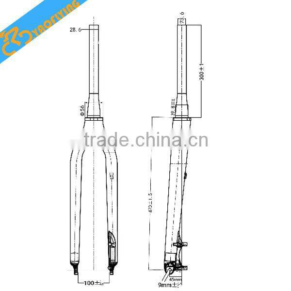 Best selling 3K 27.5ER carbon bicycle fork carbon mtb fork,lightweight carbon mtb fork for mountain bike parts