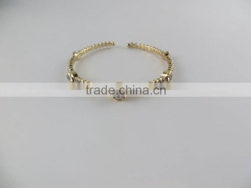 fashion two rows pearl diamond bracelet, rhinestone pearl jewelry