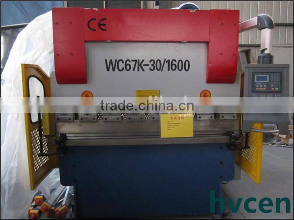 CNC Hydraulic Press Brake For Sale WC67K-30T/1600 press hydraulic machine