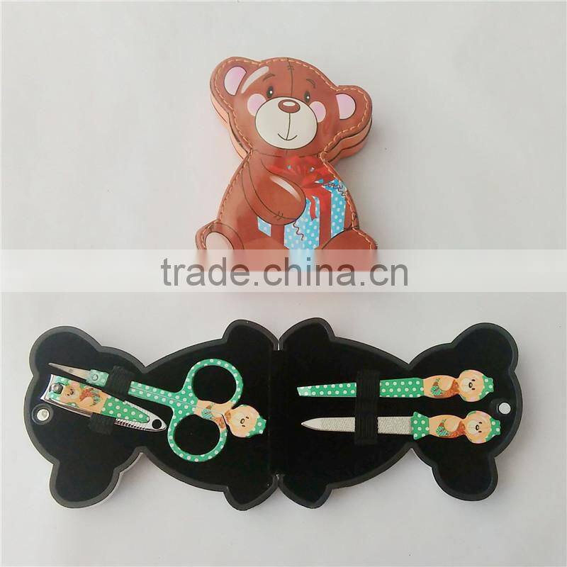 2015 Special design bear manicure kit