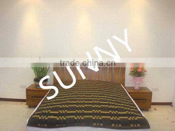 Latest Fashion Supreme Quality polar fleece check blanket