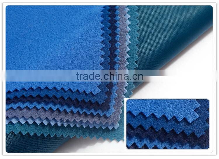 100% Polyester popular brushed super poly fabric for sport wears/garment/shoes/school uniform