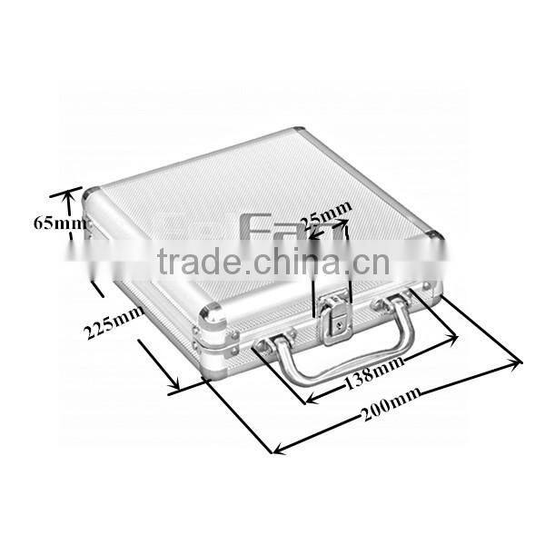 100pcs poker game set travel funny game aluminum case poker chip set