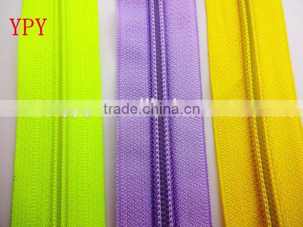 3# 5# Nylon Long Chain Zipper For Bedclothes & Luggages