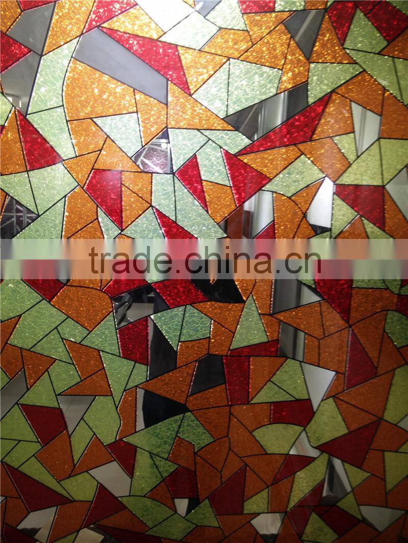 ice flower glass, decorative glass