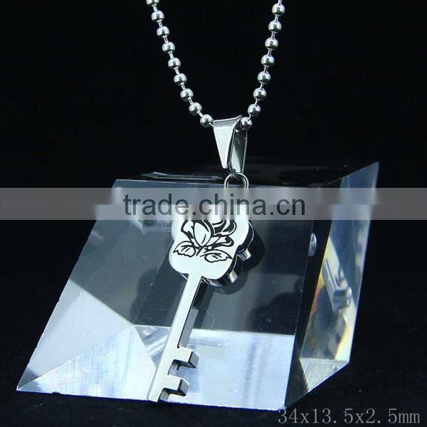 Stainless steel key pendants for sale