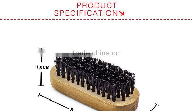 Pig Hair wooden oval boar brush