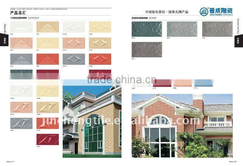 TB2065 full body embossed outdoor wall tile