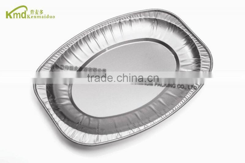 2016 Disposable supermarket aluminum foil plate/ alumimum foil platter