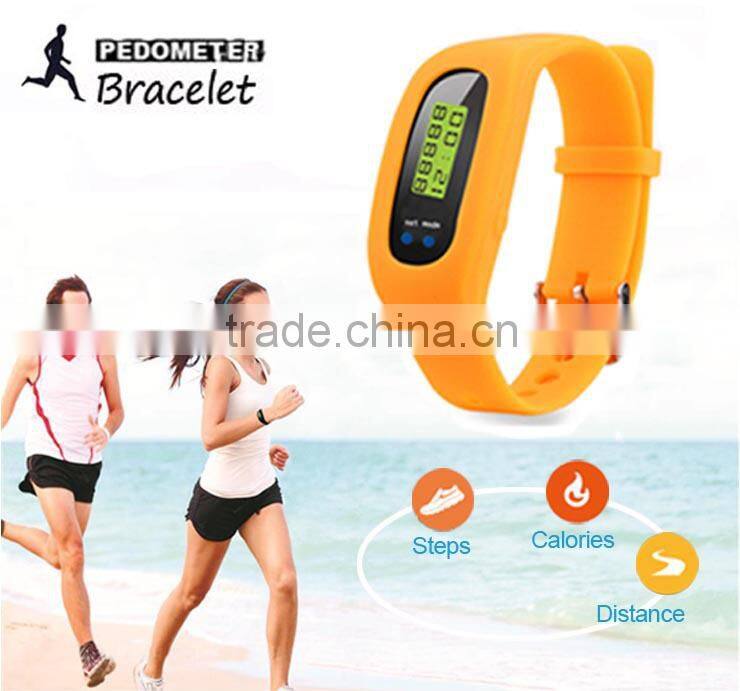 New arrival fashion style fitness tracker bracelet wrist watch pedometer