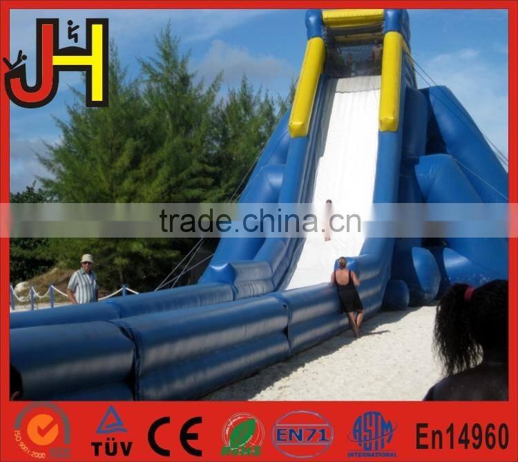 Guangzhou JH Custom Blue&Yellow Large Inflatable Water Slide For Sale