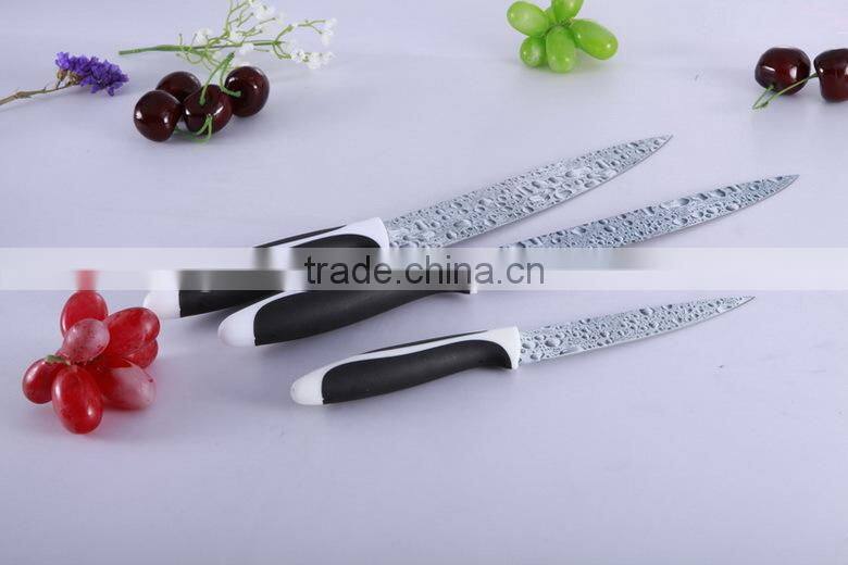 2016 Korea style 4 pcs stainless steel knife set with a plane