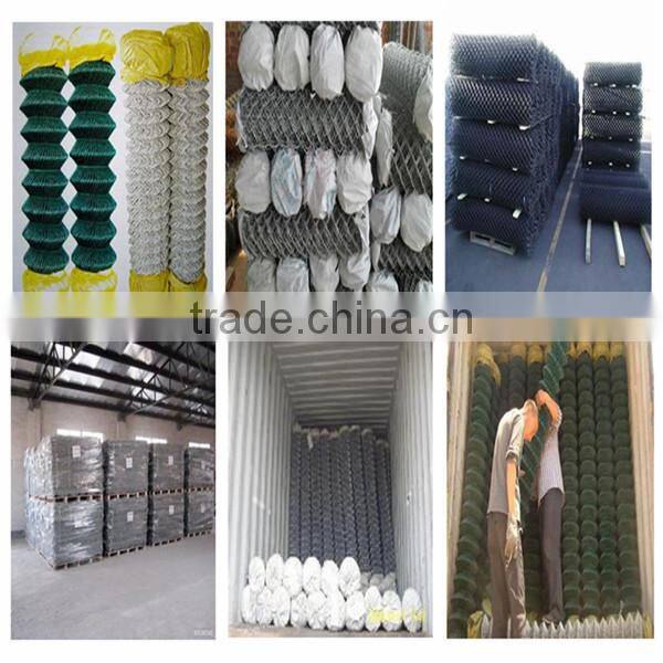 Fine vinyl coated decorative garden border chain link fence