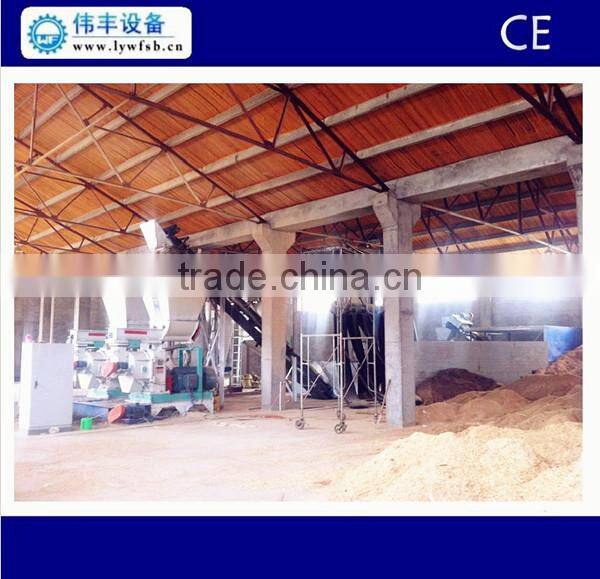 Turnkey eucalyptus bark pellet machine line for 20-30 tons per hour built inThailand