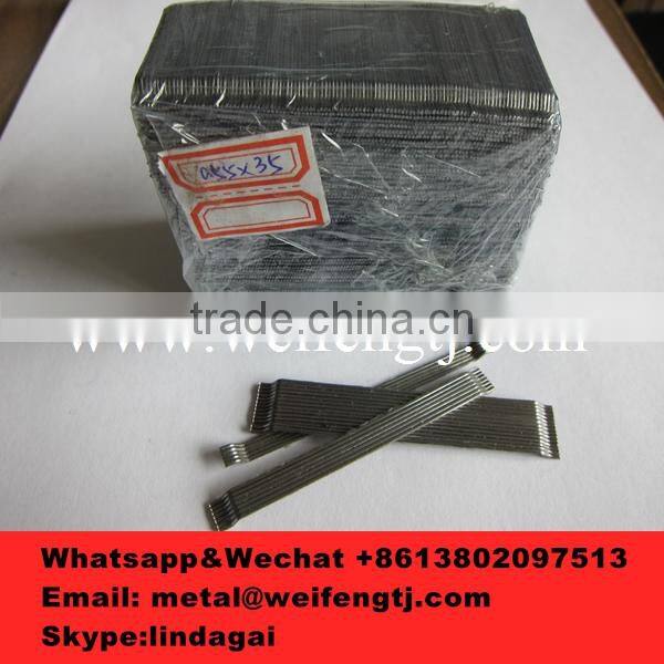 Made in China diameter:0.5-0.9mm/length:25-60mm hooked ending steel fiber manufactor