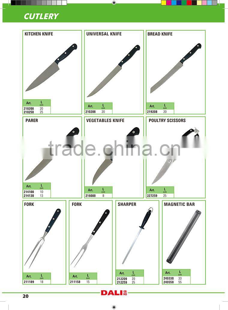 high quality stainless steel kitchen knife set