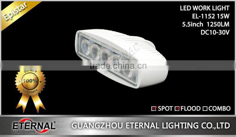 15W 5.5in single row light bar truck tractor trailer 4x4 powersports spot led work light lamp