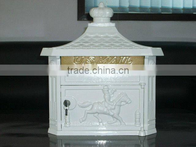 Aluminum die casting locking stand mailboxes