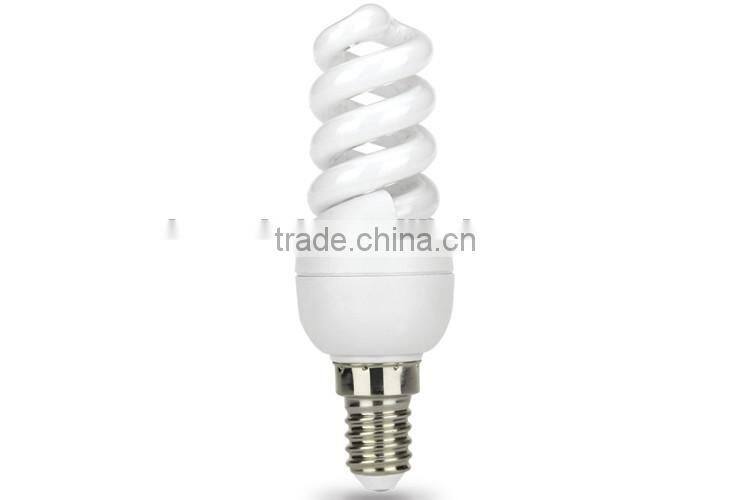 T2 450lm 9w 50we E14 full sprial fluorescent lighting
