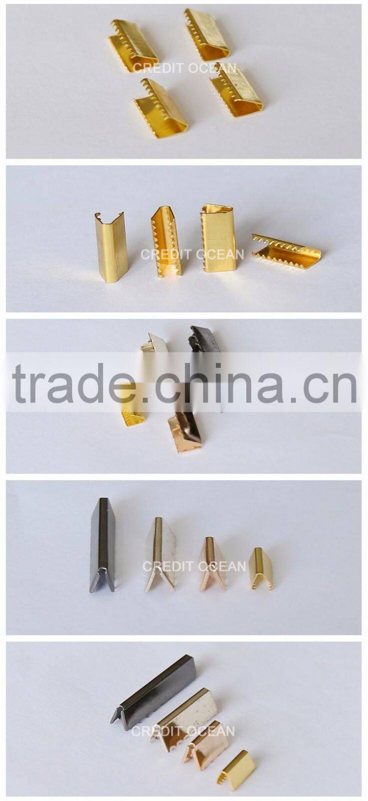 CREDIT OCEAN metal tape end for elastic