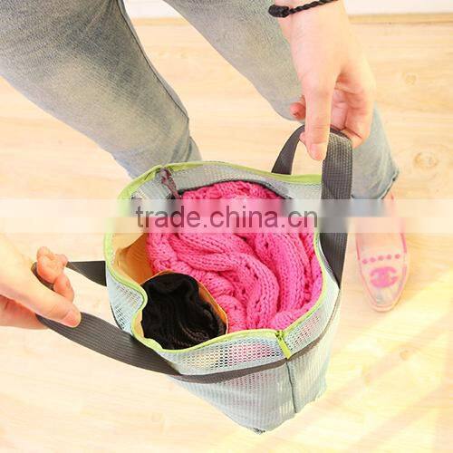 New Beach Mesh Tote Bag Purse Handbag/storage mesh bag-green