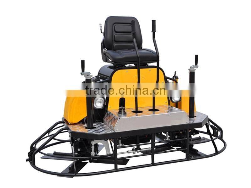Road building construction tools Ride- on Concrete Trowel with Honda Gasoline Engine
