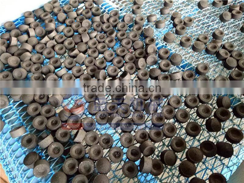 Lantian plant hot sale shisha charcoal tablet making machine coconut shell hookah briquette machine