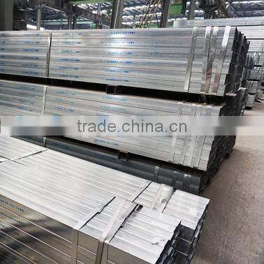 20*20*1.7 ERW GI square steel pipe galvanized steel hollow section