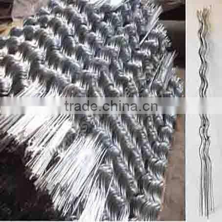 galvanized or powder coated garden tomato trellis spiral wire rod