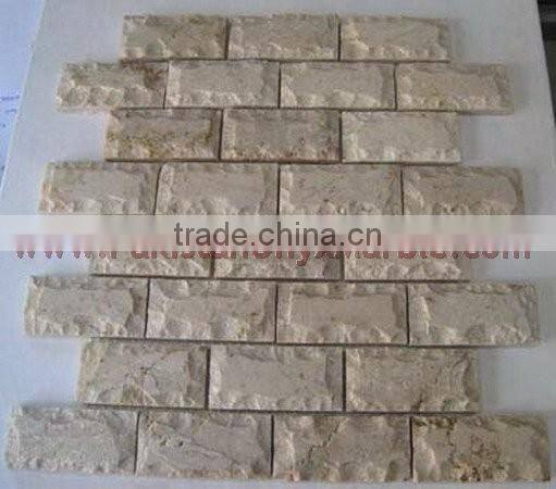 NEW SAHARA GOLD (CHAMPAIGN) MARBLE MOSAIC TILES