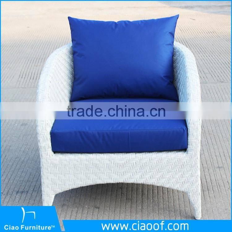China Supplier Water-proof Synthetic Rattan Patio / Balcony Furniture Sofa Sets