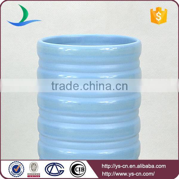 YSv0135-01 blue tall ceramic vase