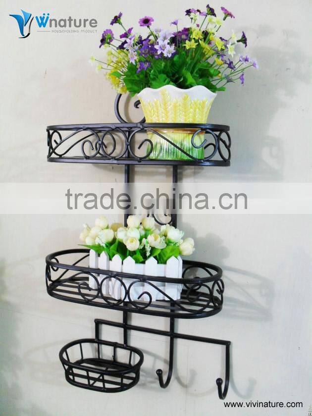 New style metal display stand ,garden decoration plant shelf from shenzhen to wordwhile