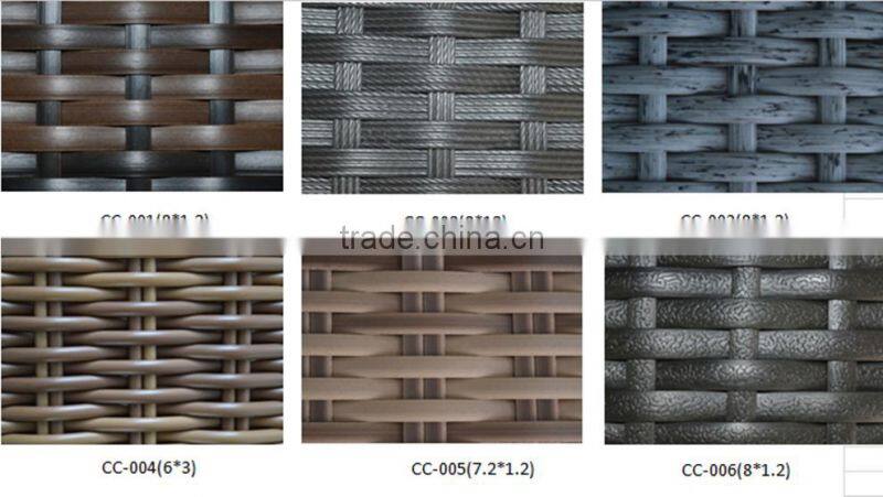 2017 Trade Assurance New Design famous modern restaurant used synthetic rattan all weather single dining chair