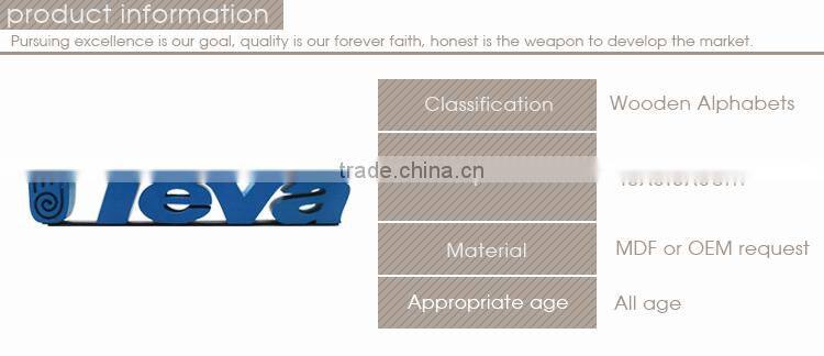 Billboard Wooden alphabet letters,wood crafts letters for company logo