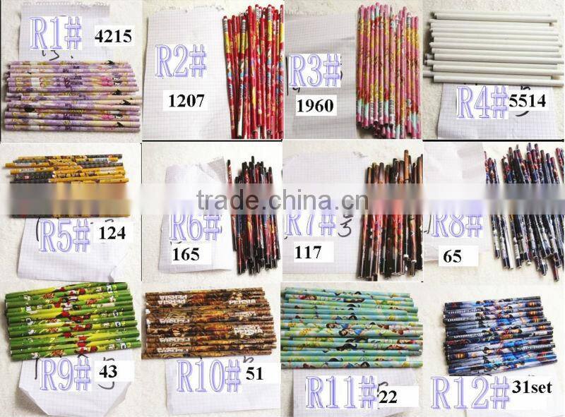 Stock Wooden Pencil with Eraser