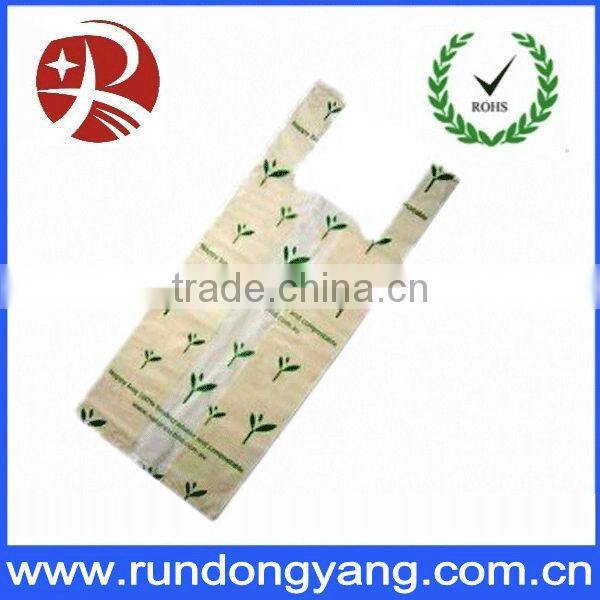 100% Biodegradable vest Plastic Bag