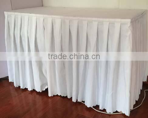 hotsale white conference table skirting