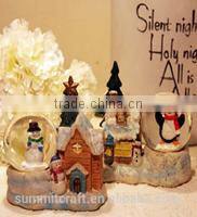 Christmas snow globe music box hot toys for christmas 2016