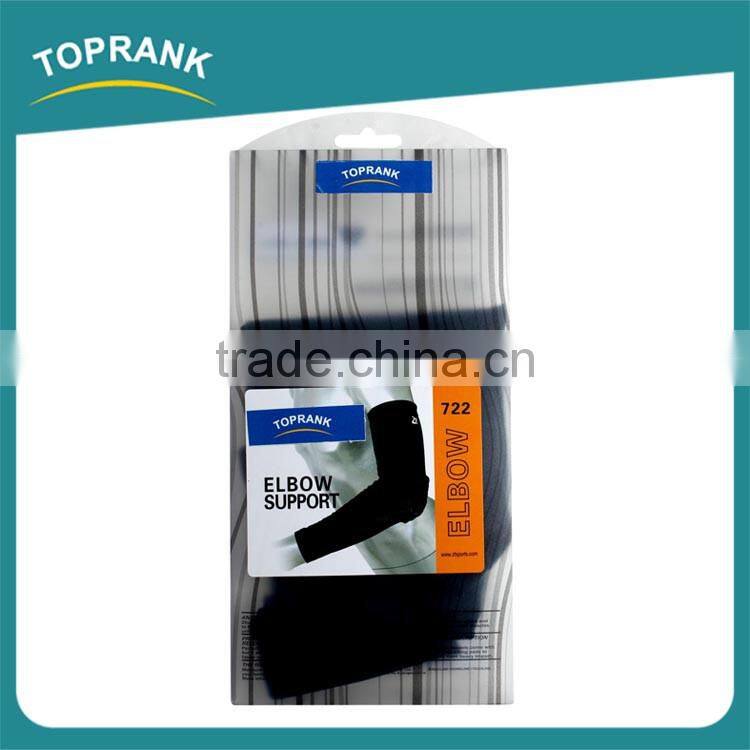 New design black elbow support pad compression cricket elbow sleeve