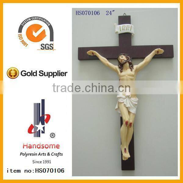 Polyresin 3D Jesus Cross For Home Decoration
