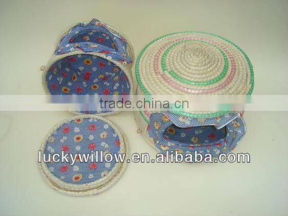 Corn husks basket for pet bed&sofa(factory provide)