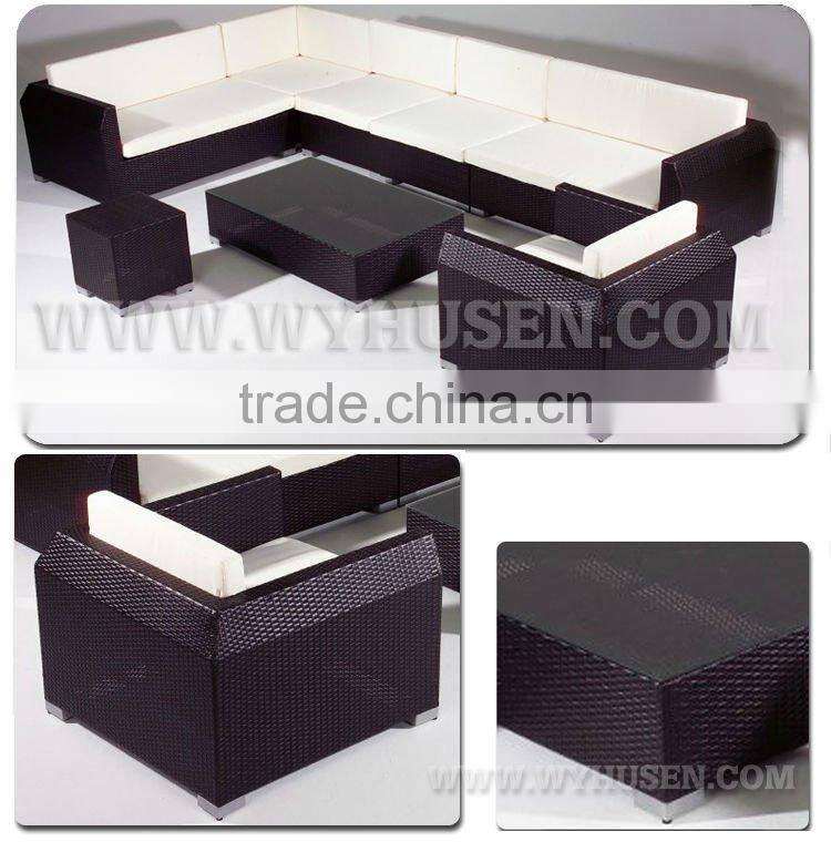 sectional rattan garden sofa set