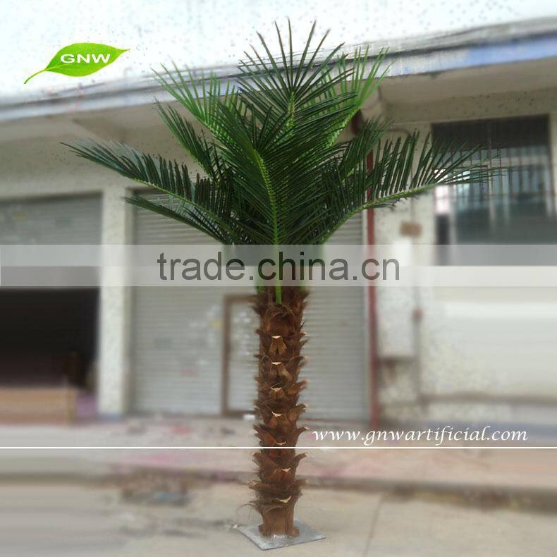 GNW APM027 12ft tall palm tree in aquatic plants made in china for wholesale