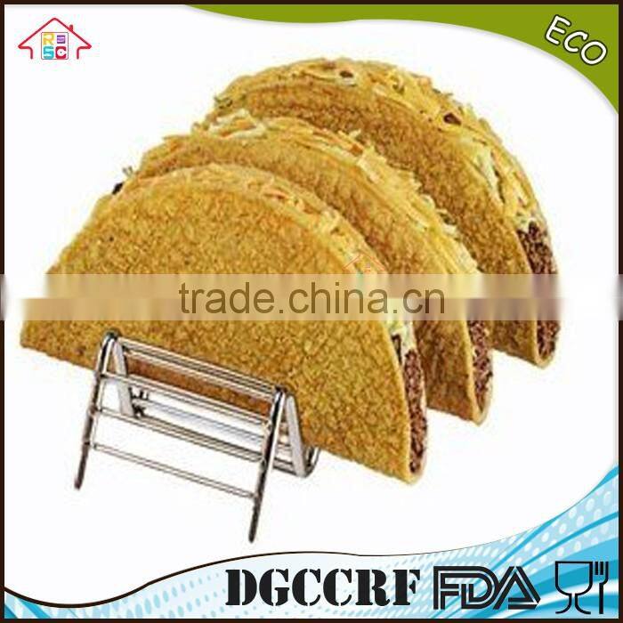 NBRSC Competitive Factory Price BBQ Grill Taco Rack Holder Pack of 2