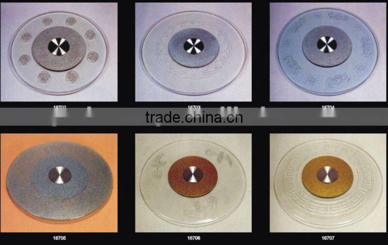 Glass turntable