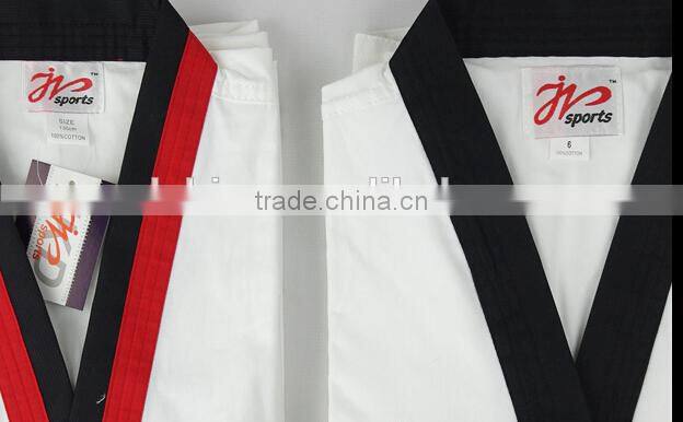 Children's Tae Kwon Do training clothes for men and women short-sleeved striped custom printing long-sleeved taekwondo uniform