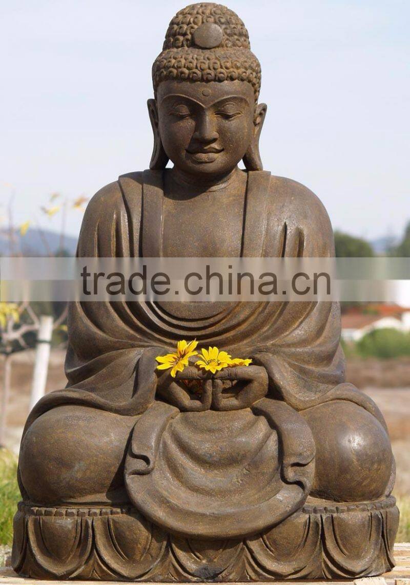 outdoor garden decoration stone carving gemstone female buddha statues