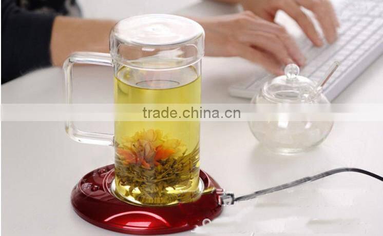 2014 new tea milk drinking glass cup with handle