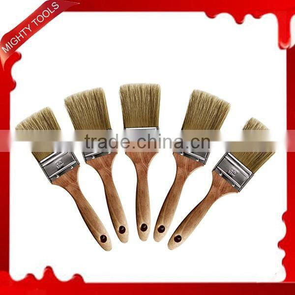 2017 Hot Sale Wooden Handle 100% White Filament Cheap Round Brushes